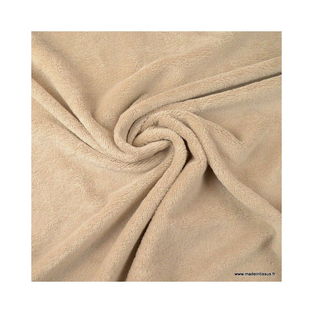 Bambou towel material color sand