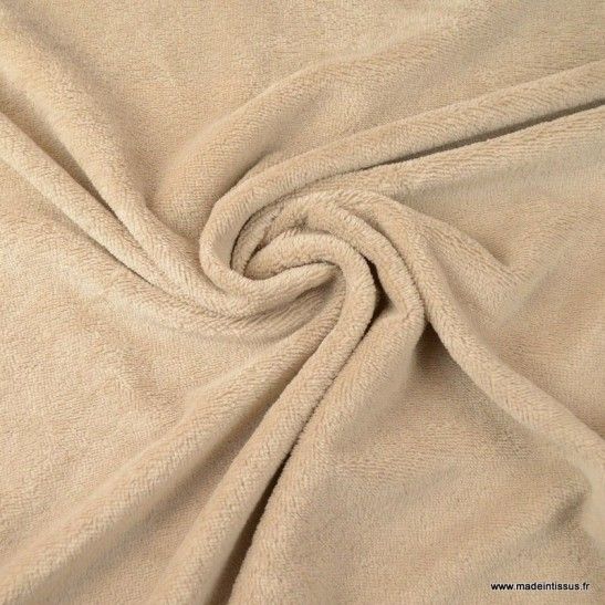 Bambou towel material color sand
