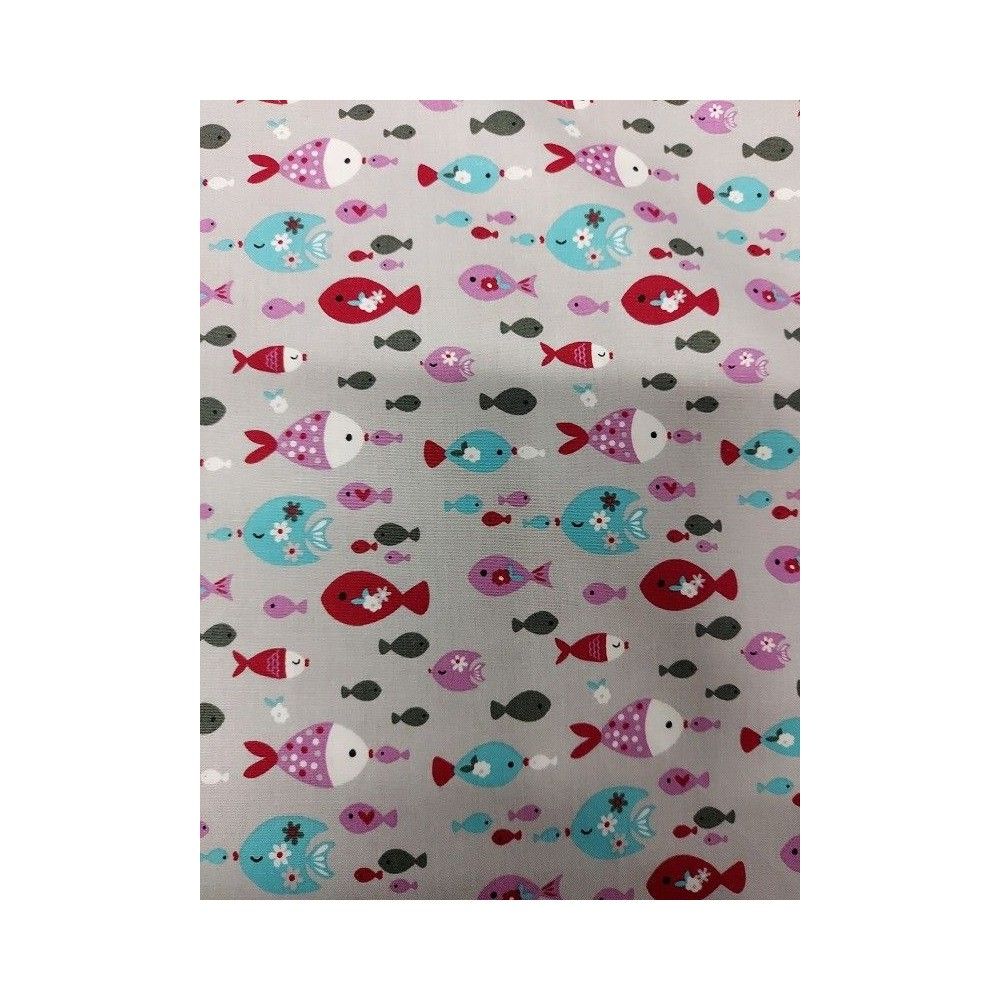 Cotton material print with...